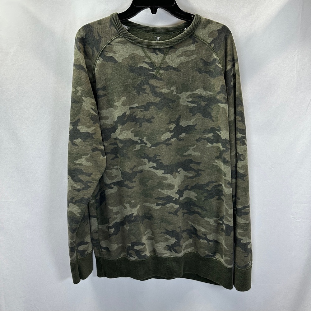 Camouflage Crewneck Sweatshirt 100% Cotton Men’s XL George Brand